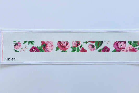Mopsey Designs Roses Purse Strap Needlepoint Canvas