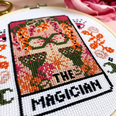 Innocent Bones The Magician Tarot Card Cross Stitch Kit