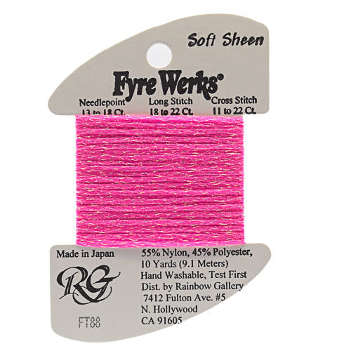 Rainbow Gallery Fyre Werks Soft Sheen - 88 Super Pink