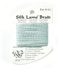 Rainbow Gallery Silk Lame Braid 13 - 124 Blue Glow