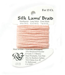 Rainbow Gallery Silk Lame Braid 13 - 128 Crab Bisque