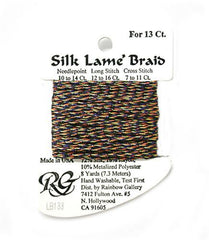 Rainbow Gallery Silk Lame Braid 13 - 133 Halloween