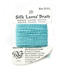 Rainbow Gallery Silk Lame Braid 13 - 140 Jamacian Sea