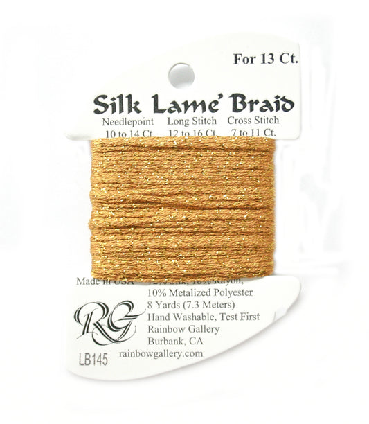 Rainbow Gallery Silk Lame Braid 13 - 145 Fool's Gold