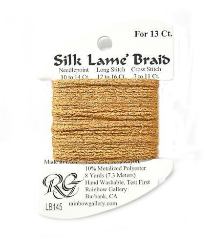 Rainbow Gallery Silk Lame Braid 13 - 145 Fool's Gold