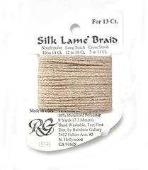Rainbow Gallery Silk Lame Braid 13 - 149 Desert Sand