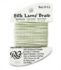 Rainbow Gallery Silk Lame Braid 13 - 154 Misty Green