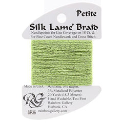 Rainbow Gallery Silk Lame Braid Petite - 036 Chartreuse