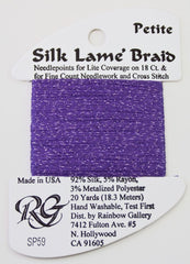 Rainbow Gallery Silk Lame Braid Petite - 059 Lilac