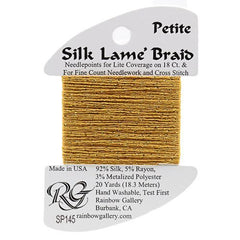 Rainbow Gallery Silk Lame Braid Petite - 145 Fool's Gold