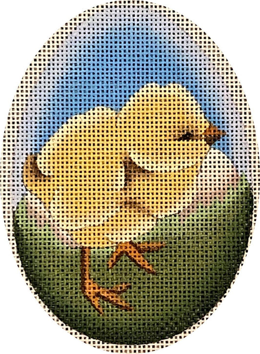 Melissa Shirley Designs Baby Chick Egg Needlepoint Canvas