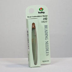 Tulip Beading Needles Size 10 Short - Package of 4