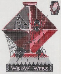 Rittenhouse Needlepoint Widow Web Halloween Bottle Needlepoint Canvas - 18M