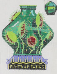 Rittenhouse Needlepoint Flytrap Fang Halloween Bottle Needlepoint Canvas - 13M
