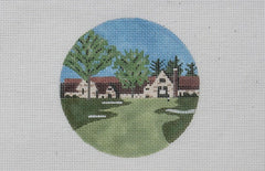 Purple Palm Designs Aronimink Golf Course Needlepoint Canvas