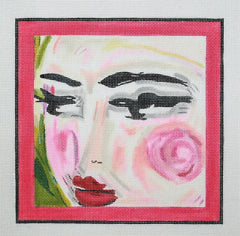 Kate Dickerson Needlepoint Collections Maren Devine Portrait Needlepoint Canvas