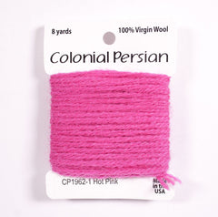 Colonial Needle Co Colonial Persian - 1962 Hot Pink