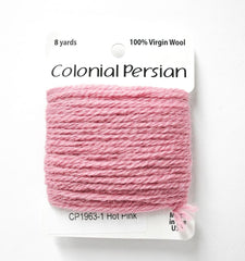 Colonial Needle Co Colonial Persian - 1963 Hot Pink