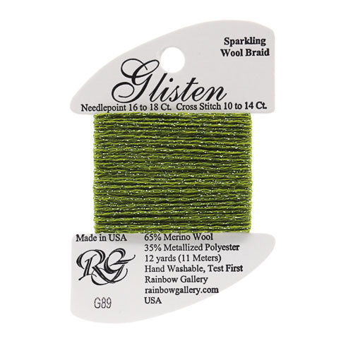 Rainbow Gallery Glisten - 089 Green Olive