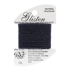 Rainbow Gallery Glisten - 098 Black Iris