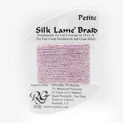 Rainbow Gallery Silk Lame Braid Petite - 260 Pink Blush