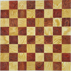 Kate Dickerson Needlepoint Collections Chess/Checkers Board Rosewood And Golden Maple Needlepoint Canvas