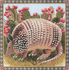 Melissa Shirley Designs Armadillo Needlepoint Canvas