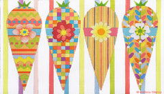 Melissa Shirley Designs Carrots Needlepoint Canvas