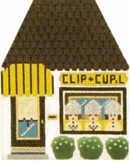 Melissa Shirley Designs Dentist Offic Town 18m MS Needlepoint Canvas