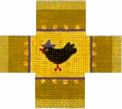 Melissa Shirley Designs Crow 18m Needlepoint Canvas