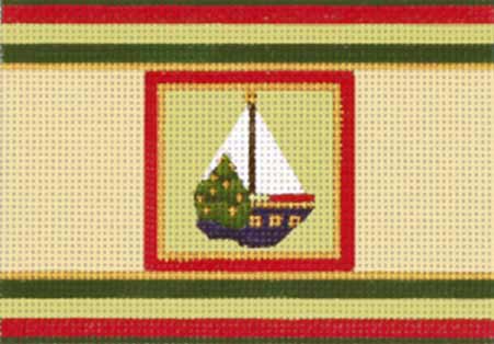Melissa Shirley Designs Boat Cracker 18m MS Needlepoint Canvas