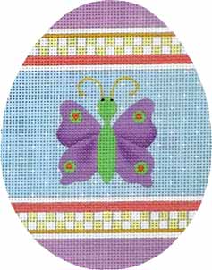 Melissa Shirley Designs Butterfly Egg MS Needlepoint Canvas