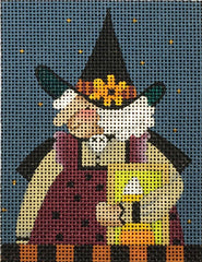 Melissa Shirley Designs Book Witch MS Needlepoint Canvas