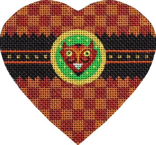 Melissa Shirley Designs Devil Heart MS Needlepoint Canvas
