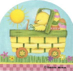 Melissa Shirley Designs Basket Car MS Needlepoint Canvas