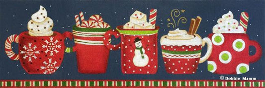 Melissa Shirley Designs Coco Cups MS Needlepoint Canvas