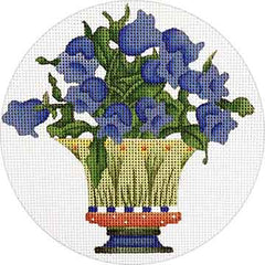 Melissa Shirley Designs Bluebell Pot MS Needlepoint Canvas