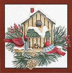 Melissa Shirley Designs Cardinal House MS Needlepoint Canvas
