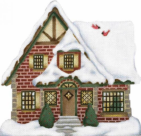 Melissa Shirley Designs Brick House Needlepoint Canvas