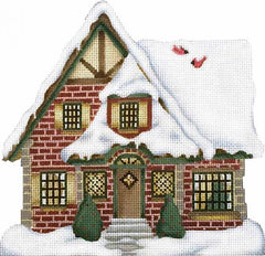 Melissa Shirley Designs Brick House Needlepoint Canvas