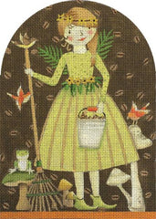 Melissa Shirley Designs Autumn Girl MS Needlepoint Canvas