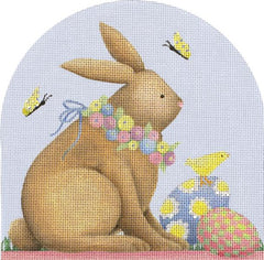 Melissa Shirley Designs Bunny Eggs MS Needlepoint Canvas