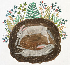 Melissa Shirley Designs Bunnies In The Burrow MS Needlepoint Canvas