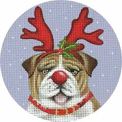 Melissa Shirley Designs Bulldog MS Needlepoint Canvas