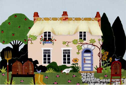 Melissa Shirley Designs Bee House MS Needlepoint Canvas