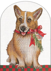 Melissa Shirley Designs Corgi Joy MS Needlepoint Canvas