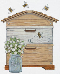 Melissa Shirley Designs Bee Hive MS Needlepoint Canvas