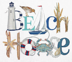 Melissa Shirley Designs Beach House MS Needlepoint Canvas
