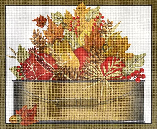 Melissa Shirley Designs Autumn Pan MS Needlepoint Canvas