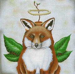 Melissa Shirley Designs Angel Fox MS Needlepoint Canvas